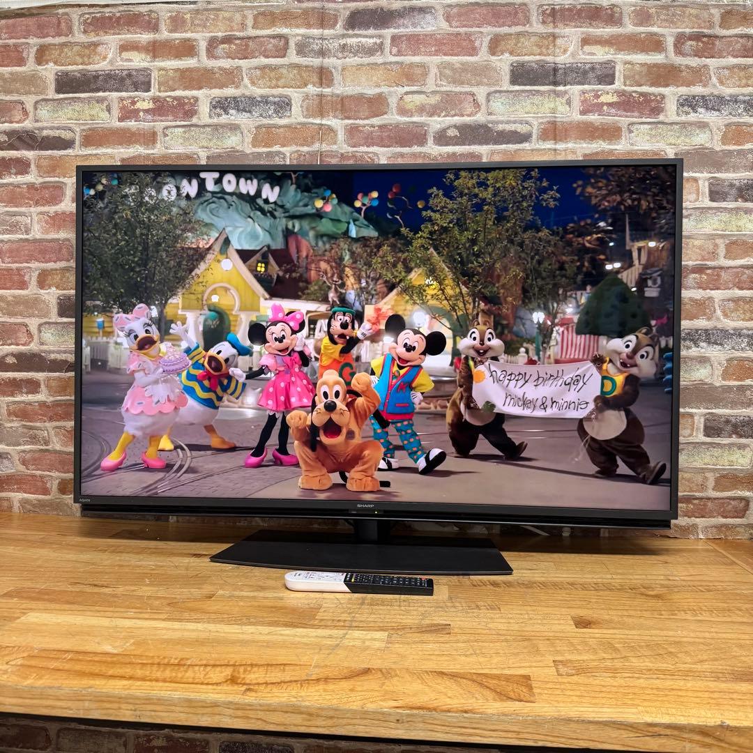 シャープ 45V型 4K 液晶テレビ AQUOS 4T-C45BL1 動画アプリ