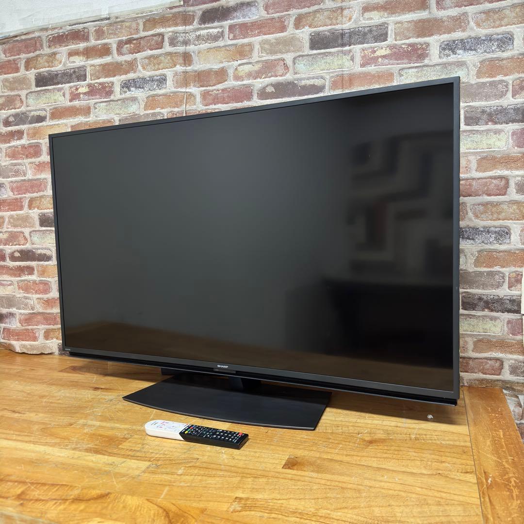 シャープ 45V型 4K 液晶テレビ AQUOS 4T-C45BL1 動画アプリ