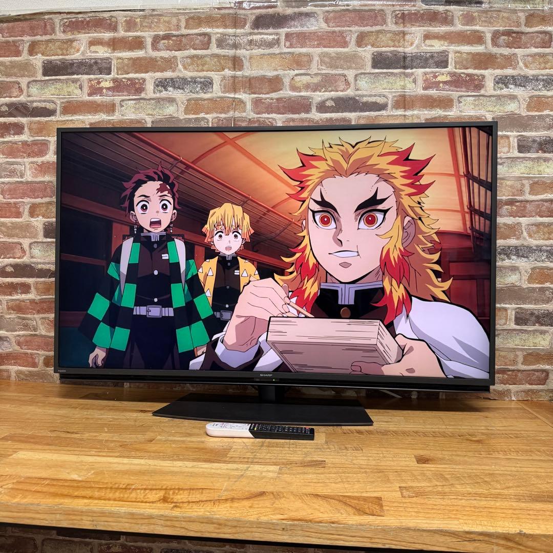 シャープ 45V型 4K 液晶テレビ AQUOS 4T-C45BL1 動画アプリ