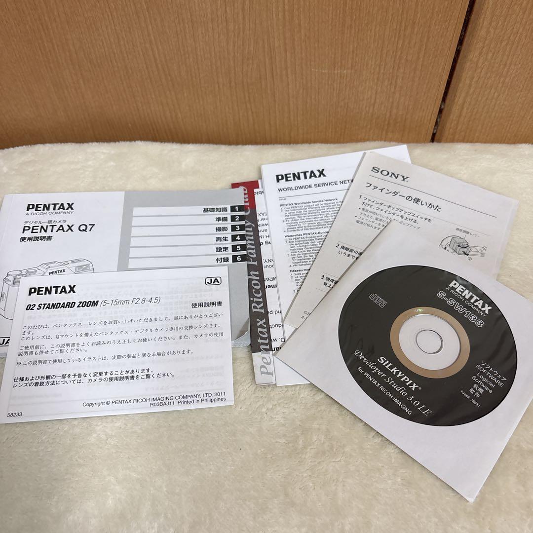 PENTAX ミラーレス一眼 カメラ Q7 イエロー
