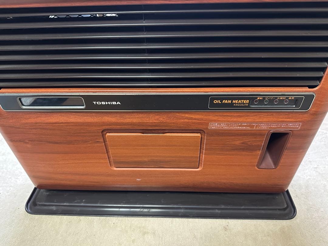 東芝石油ファンヒーター KSG33JTR