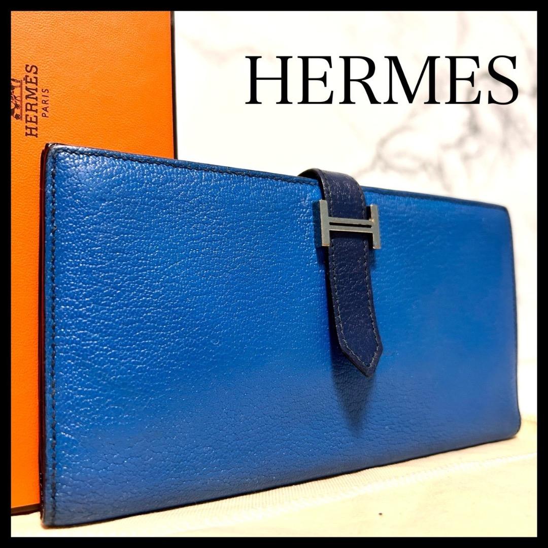 ✨美品✨HERMES エルメス ベアンスフレ シェブルミゾル 長財布