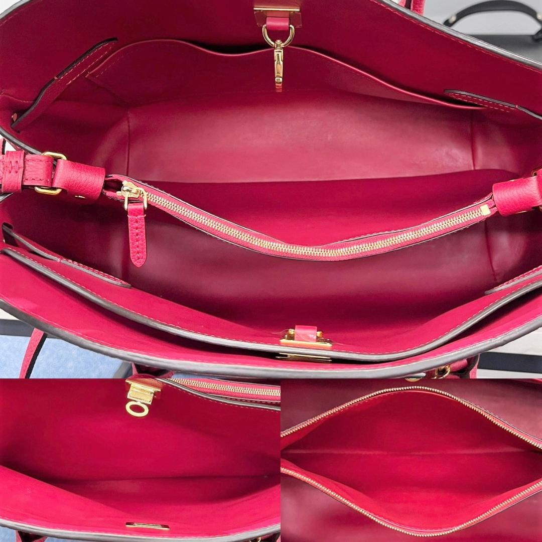 未使用に近い☆　ルイヴィトン　ミラMM　赤　2way　ハンドバッグ　2018年