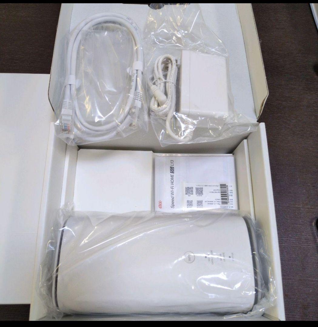 【新品】　SpeedWi-Fi  5G L13 ZTR02SWU