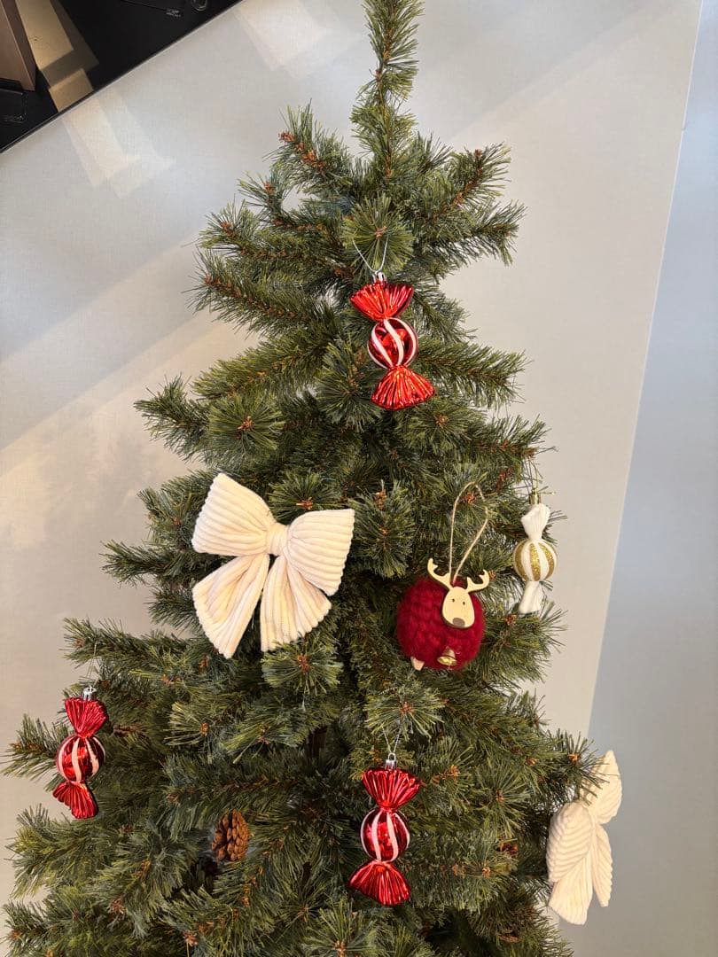 アルザス　クリスマスツリー 180cm 収納袋、オーナメントセット