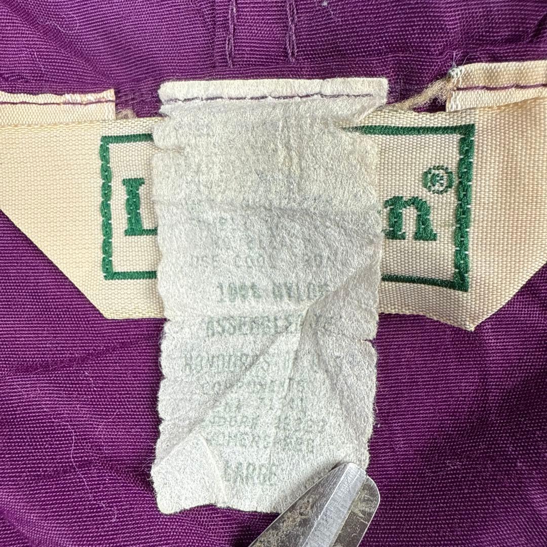 80s USA製 llbean アノラック ナイロンジャケット シンサレート L