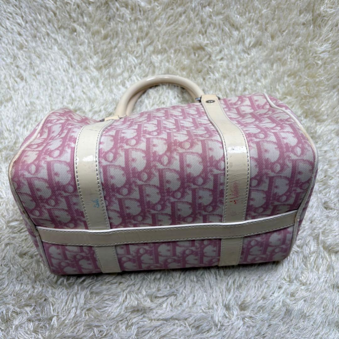 Dior トロッター　ミニボストン　pvcレザー 鍵カデナ付き