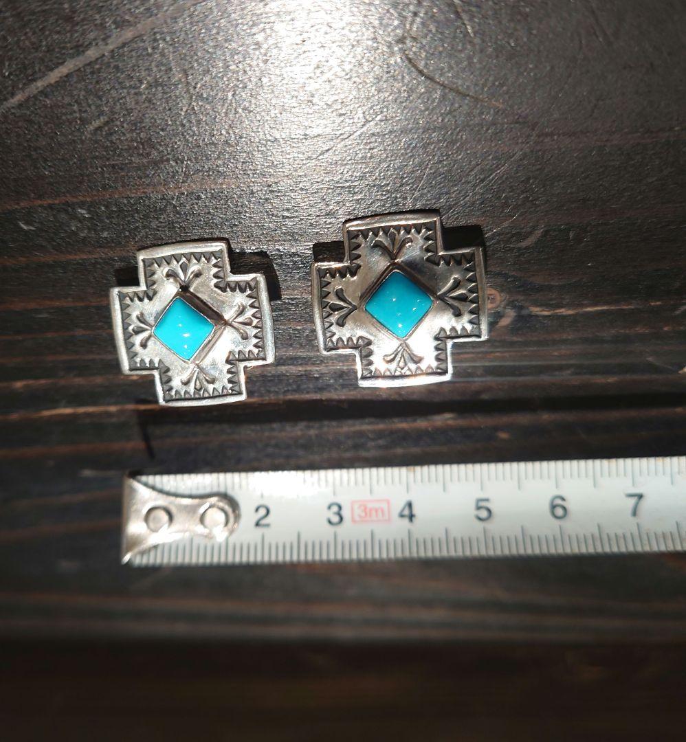 ショベル　ANDY CADMAN アンディキャドマン　ターコイズ　ピアス