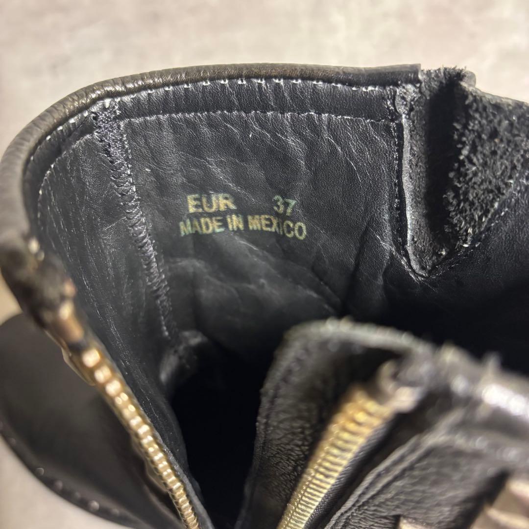 00s y2k ASH スタッズ エンジニアブーツ 37 23.5㎝