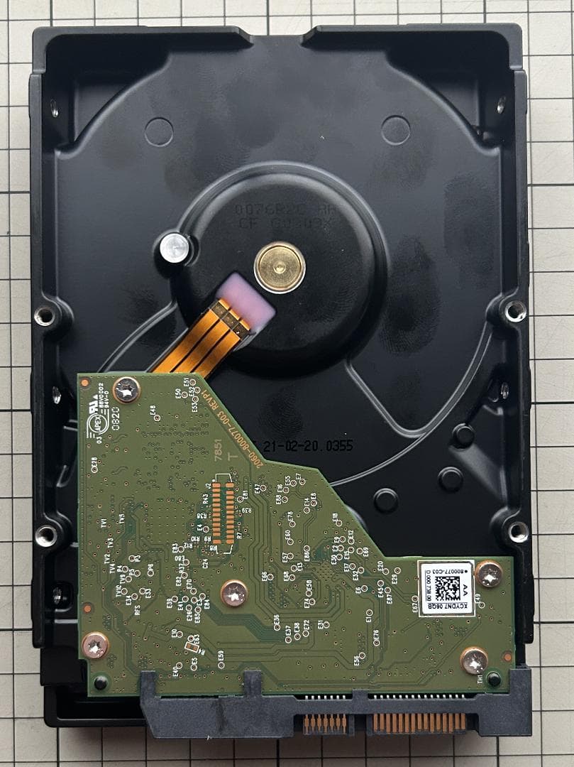 内蔵型ハードディスクドライブ 6TB HDD WD60EZAZ Western Digital 02