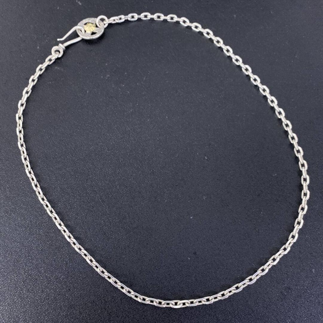 FIRST ARROW'S K18サンメタル ホイール フックチェーンネックレス