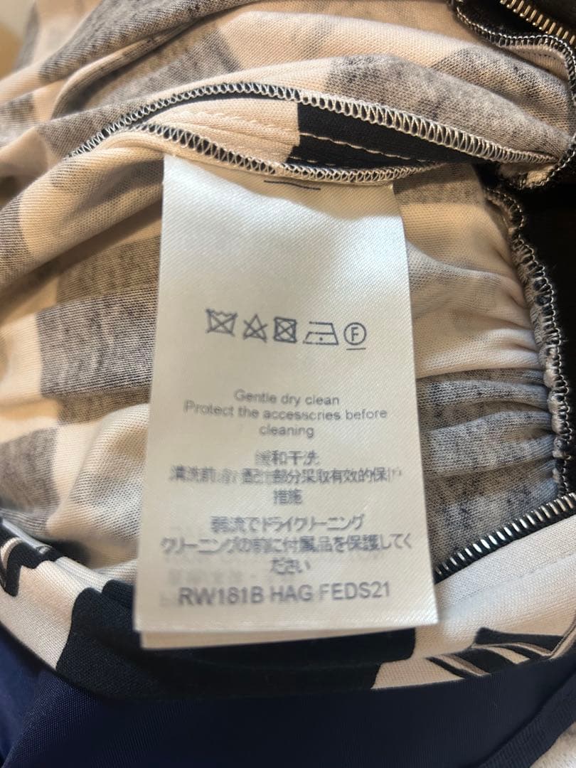 ルイヴィトン LVツイスト プリント バイマテリアル ドレス ワンピース