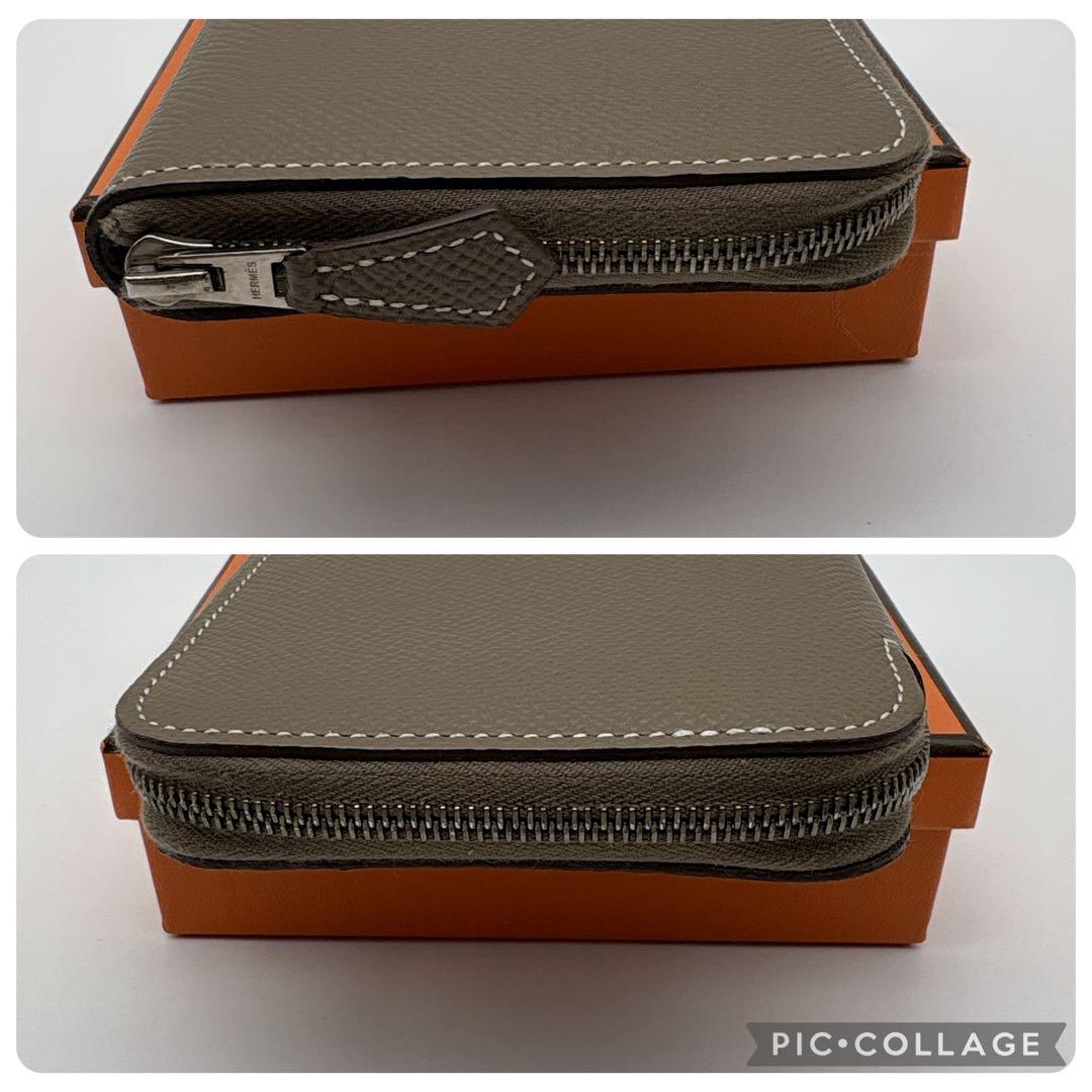 エルメス アザップ バーチカル コンパクト ウォレット　エトゥープ
