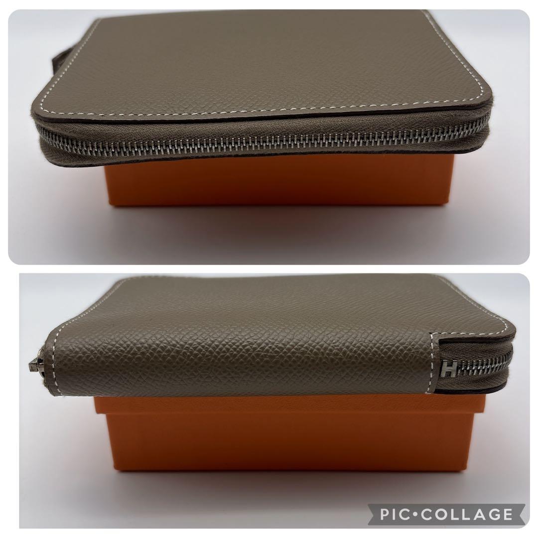 エルメス アザップ バーチカル コンパクト ウォレット　エトゥープ