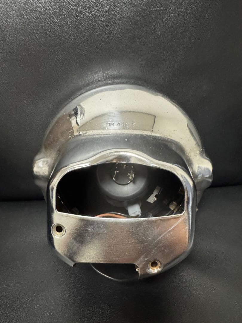 マーシャル　180パイ　889 クリア　LEDバルブ　メッキ鉄ケース付き　クリア