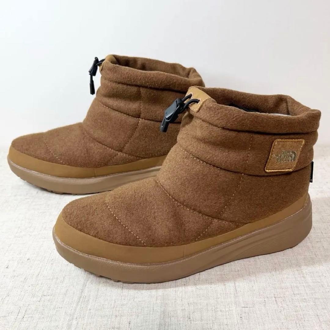 未使用級★THE NORTH FACE ヌプシ ショート ウィンターブーツ 25