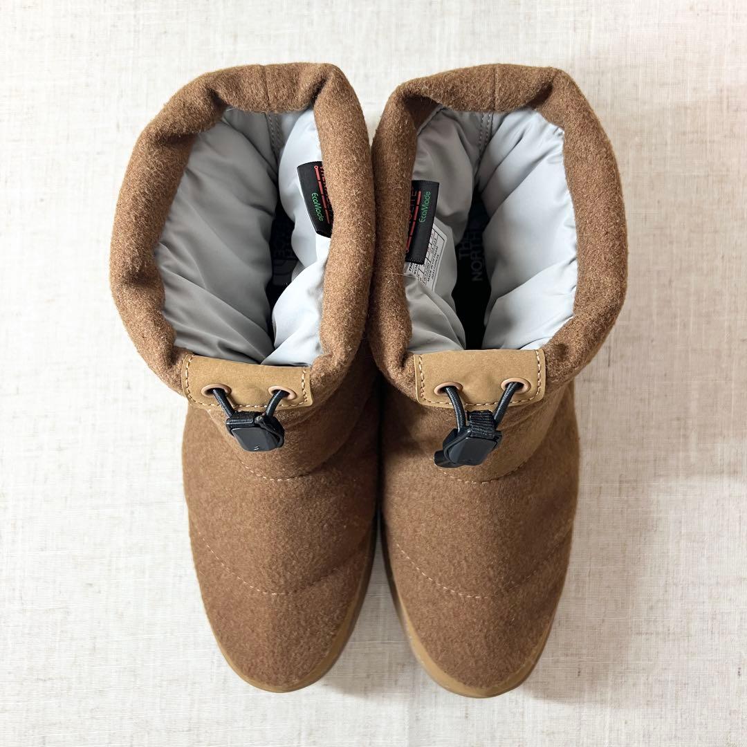 未使用級★THE NORTH FACE ヌプシ ショート ウィンターブーツ 25