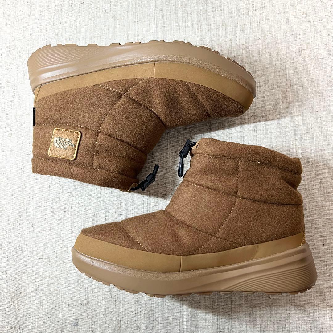 未使用級★THE NORTH FACE ヌプシ ショート ウィンターブーツ 25