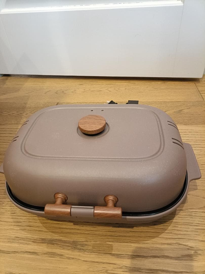 新品　未使用　ドウシシャ 焼き芋メーカー 平面プレート付き ブラウン