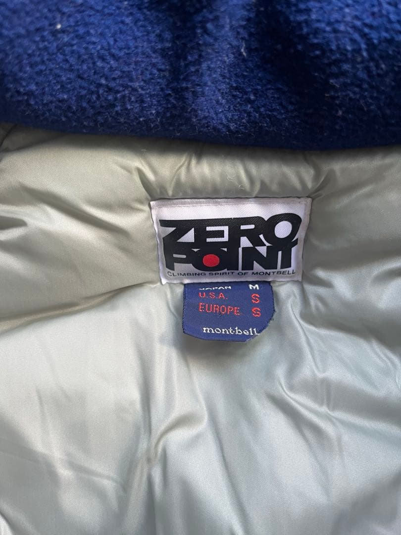 モンベル ダウンワンピース 極暖 ダウンジャケット −40℃ ZEROPOINT