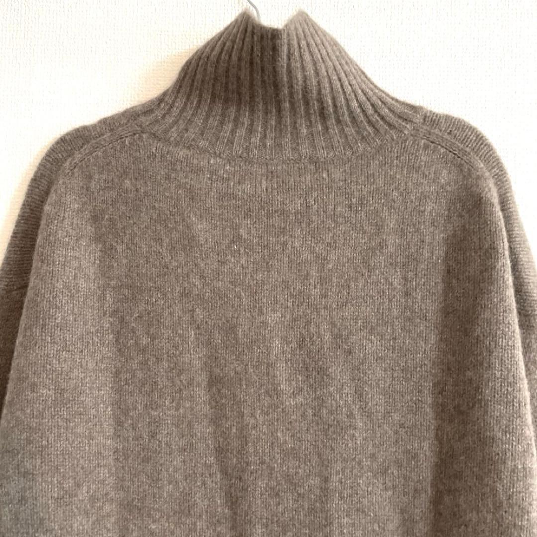 【美品】エトレトウキョウ ニット タートル オーバーサイズ モカ ブラウン F
