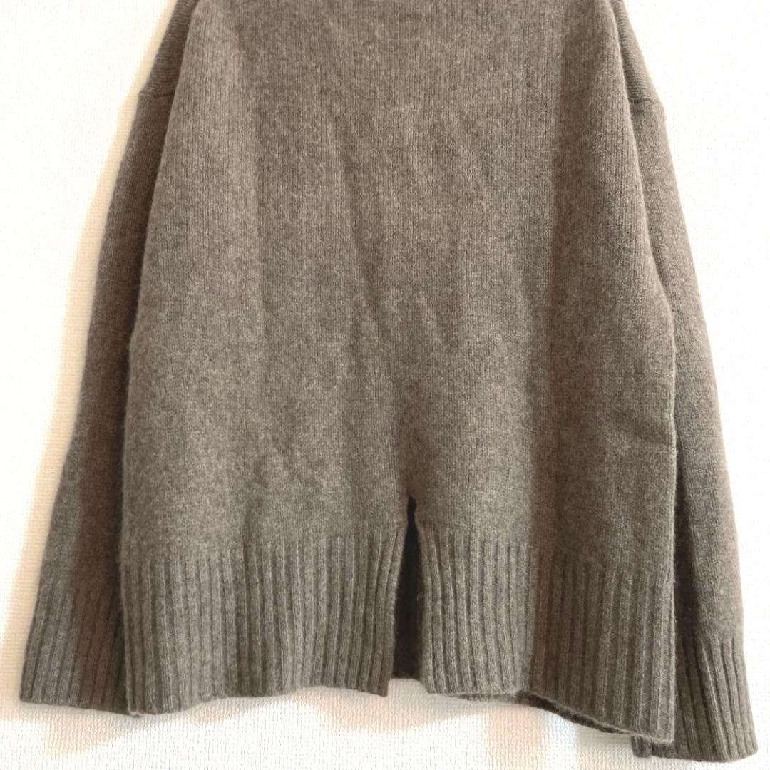 【美品】エトレトウキョウ ニット タートル オーバーサイズ モカ ブラウン F