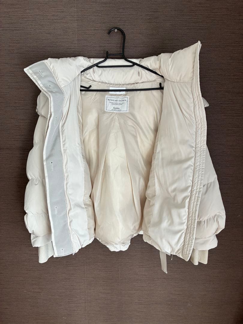 SNIDEL ダウン　アイボリー