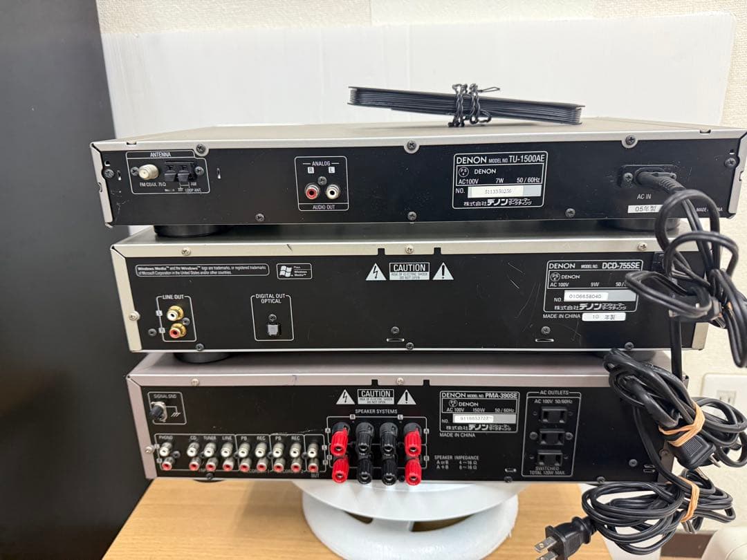 DENONセット PMA-390SE、 DCD-755SE、TU-1500AE