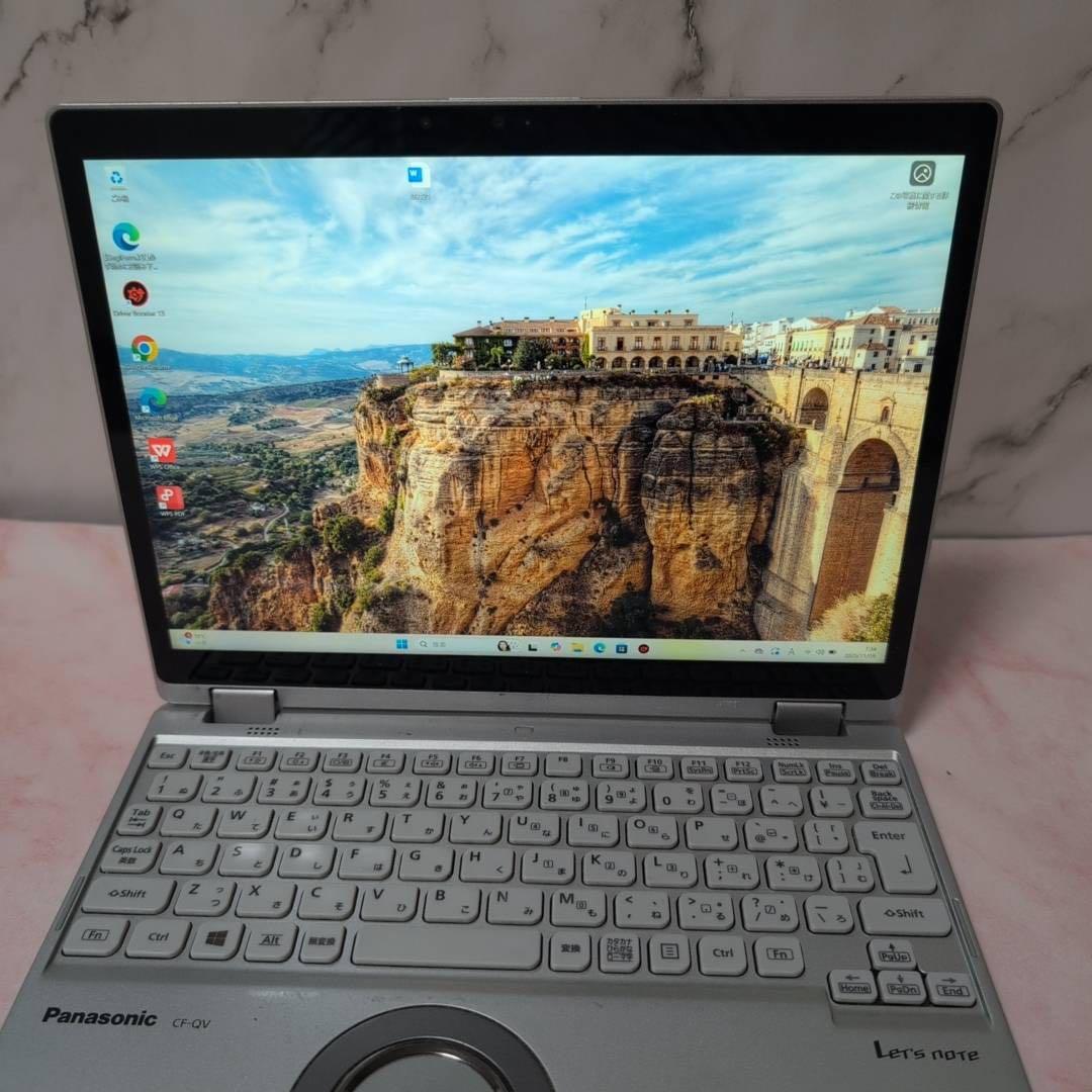 パナソニック ノートPC CF-QV9 Win11 10世代 2in1 タッチ
