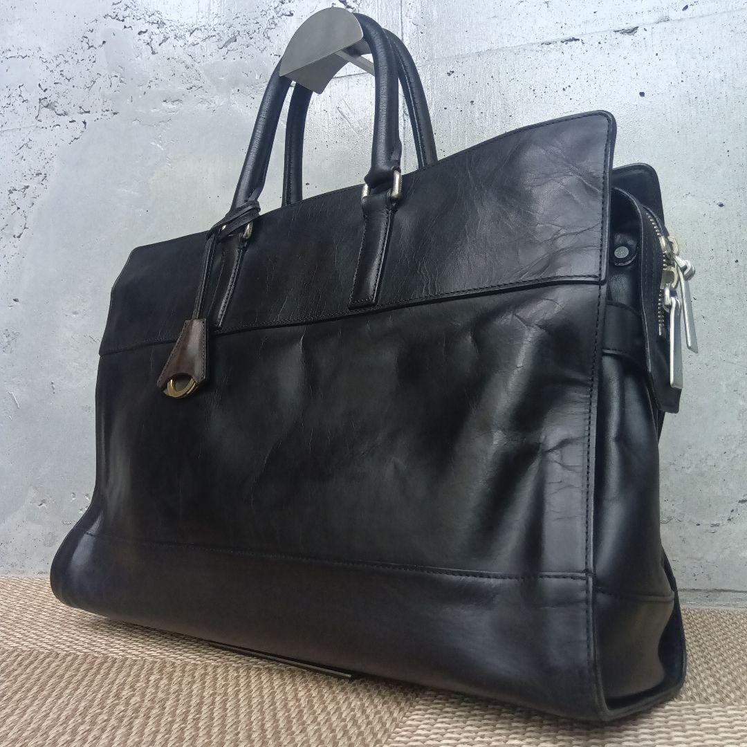 【ヴィンテージ】アニアリ Aniary ブリーフケース 本革 黒 A4 ビジネス