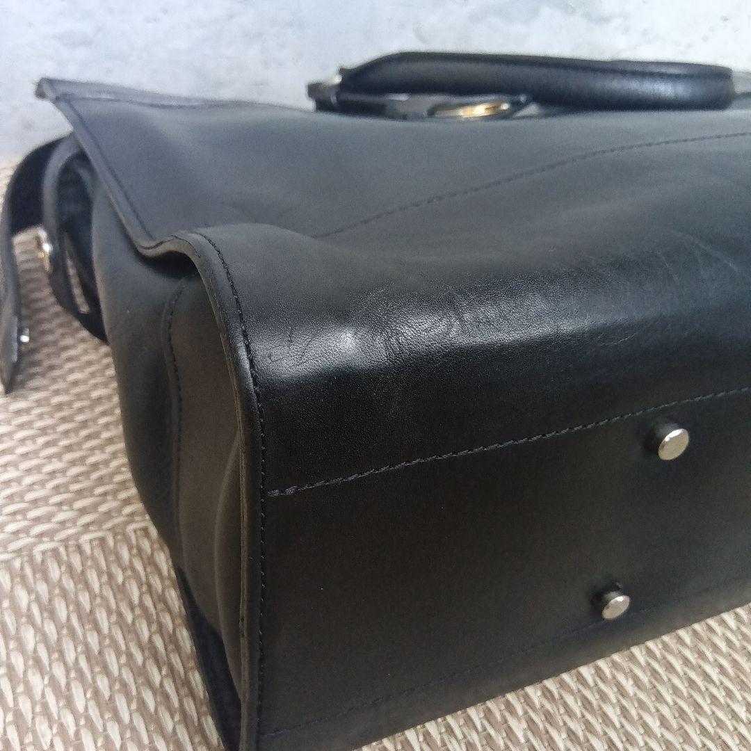 【ヴィンテージ】アニアリ Aniary ブリーフケース 本革 黒 A4 ビジネス