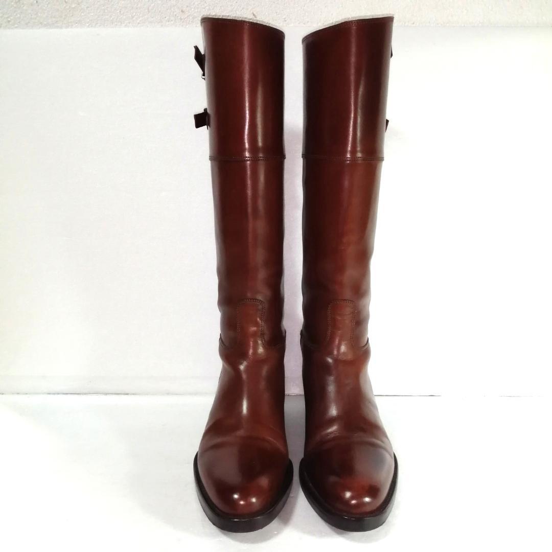 sartore ジョッキーブーツ　ロングブーツ　ダブルストラップ