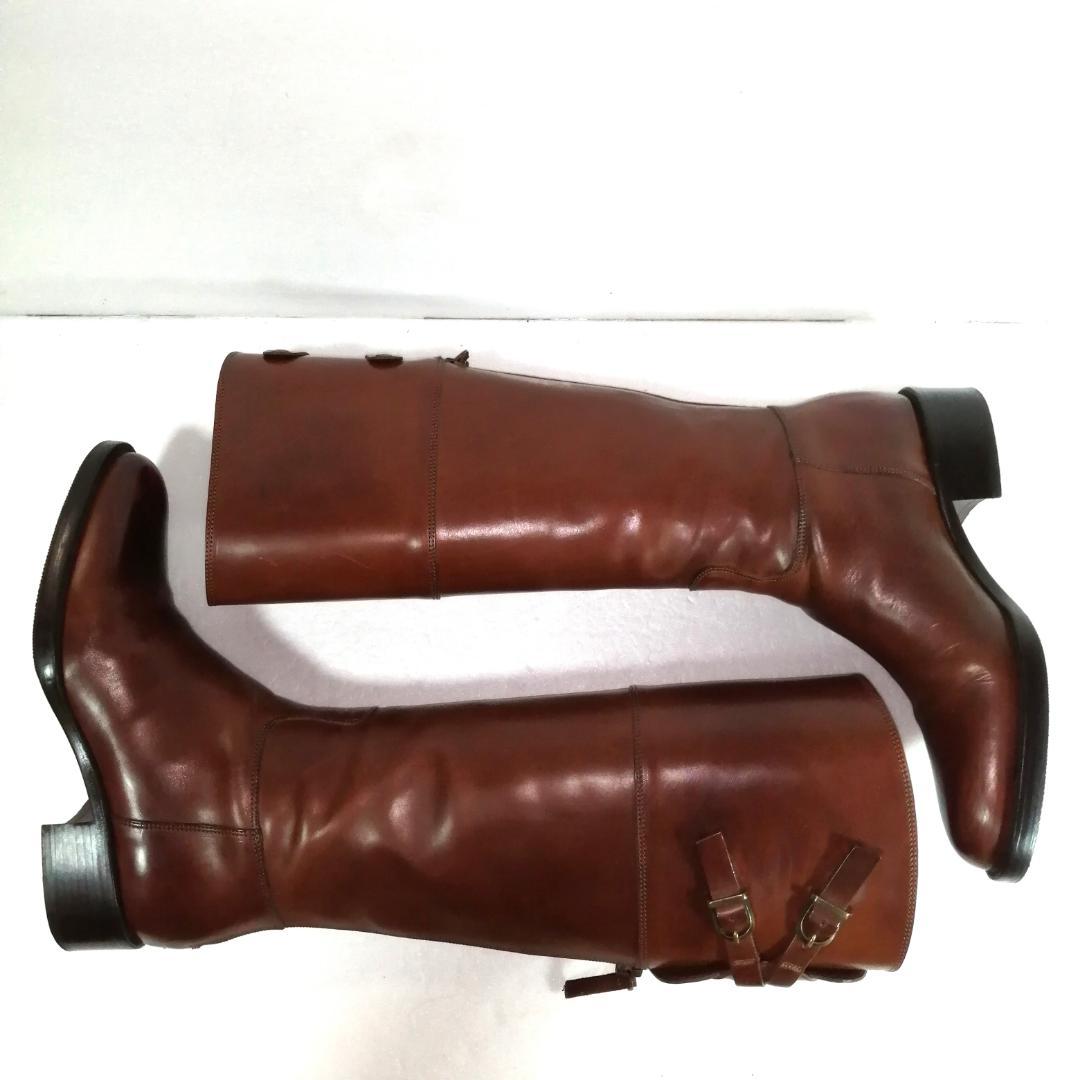 sartore ジョッキーブーツ　ロングブーツ　ダブルストラップ