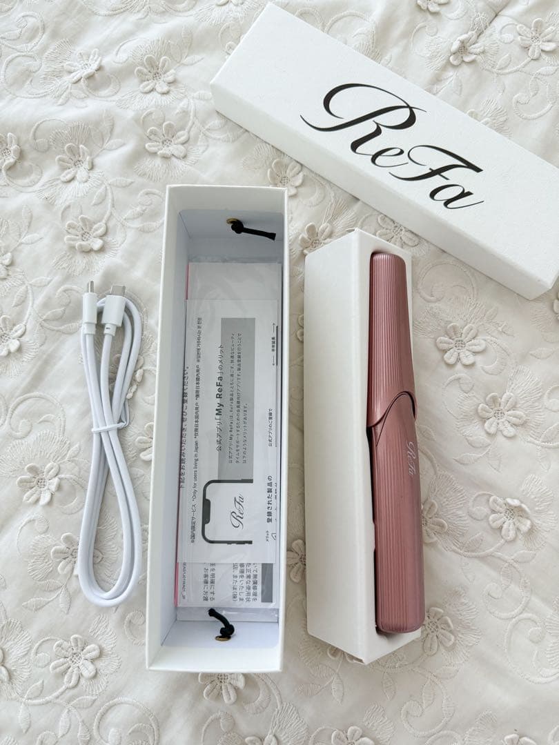 ReFa フィンガーヘアアイロン ピンク