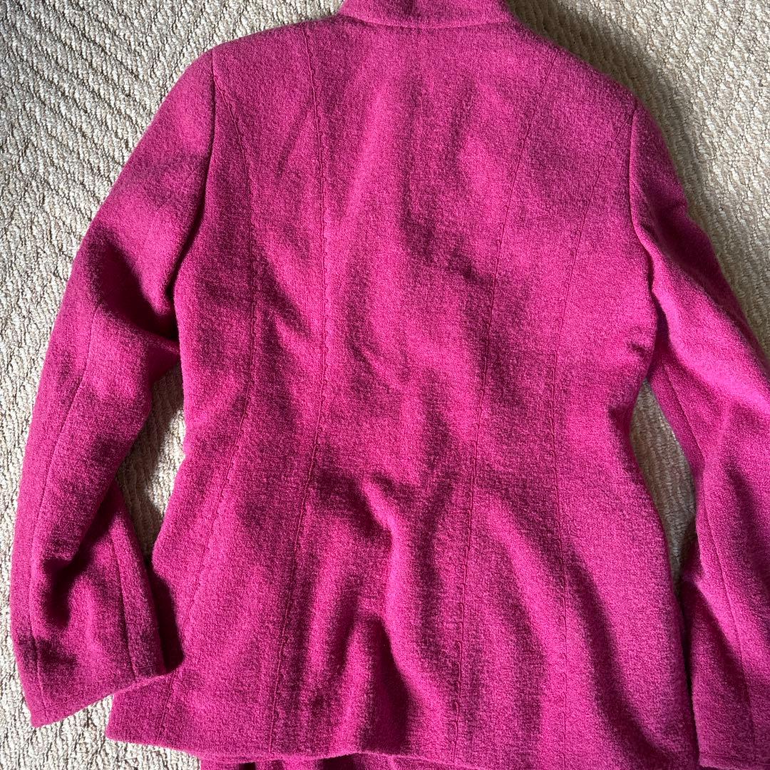 RENA LANGE レナランゲ　高級婦人服　美しいピンク　軽く暖かい　新品