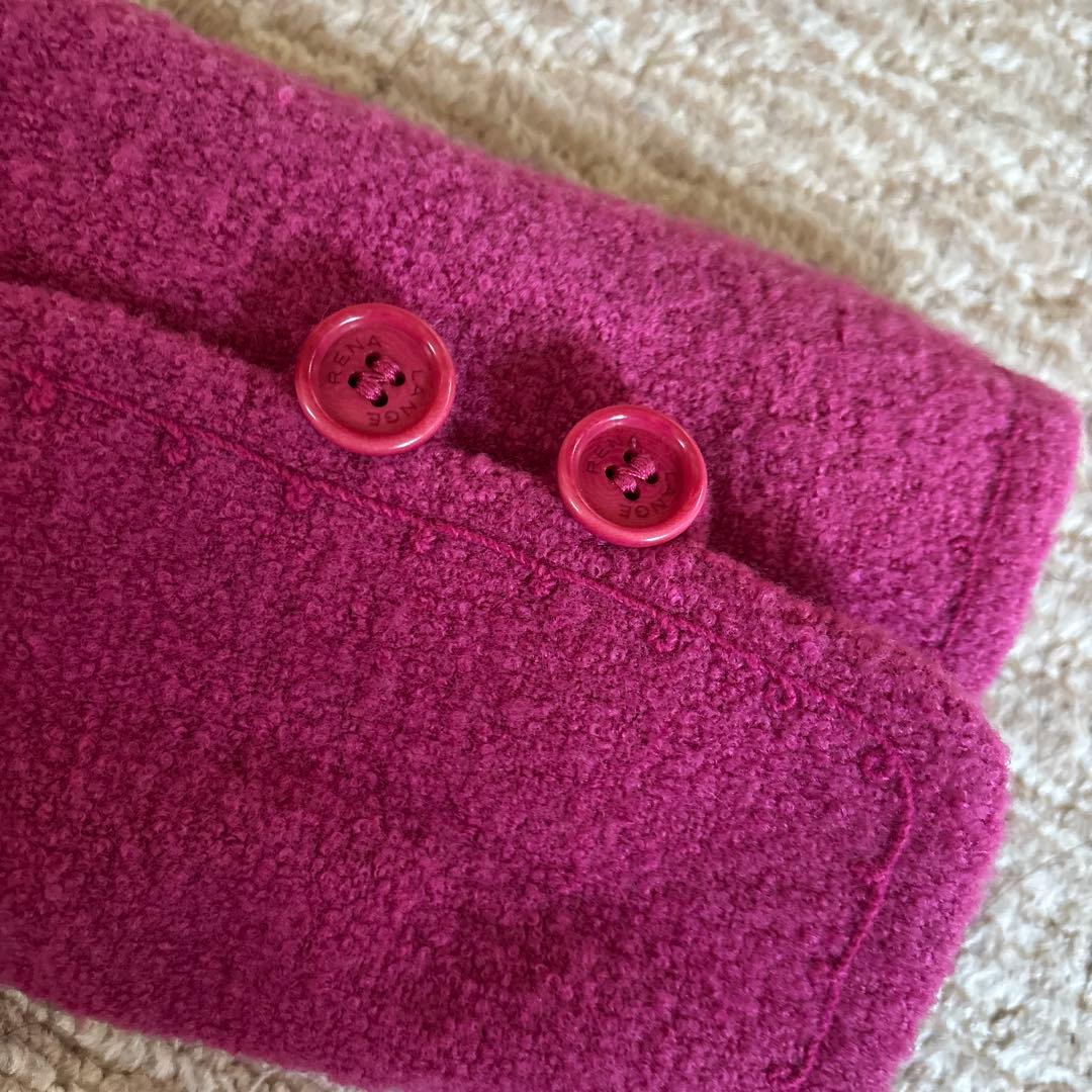 RENA LANGE レナランゲ　高級婦人服　美しいピンク　軽く暖かい　新品