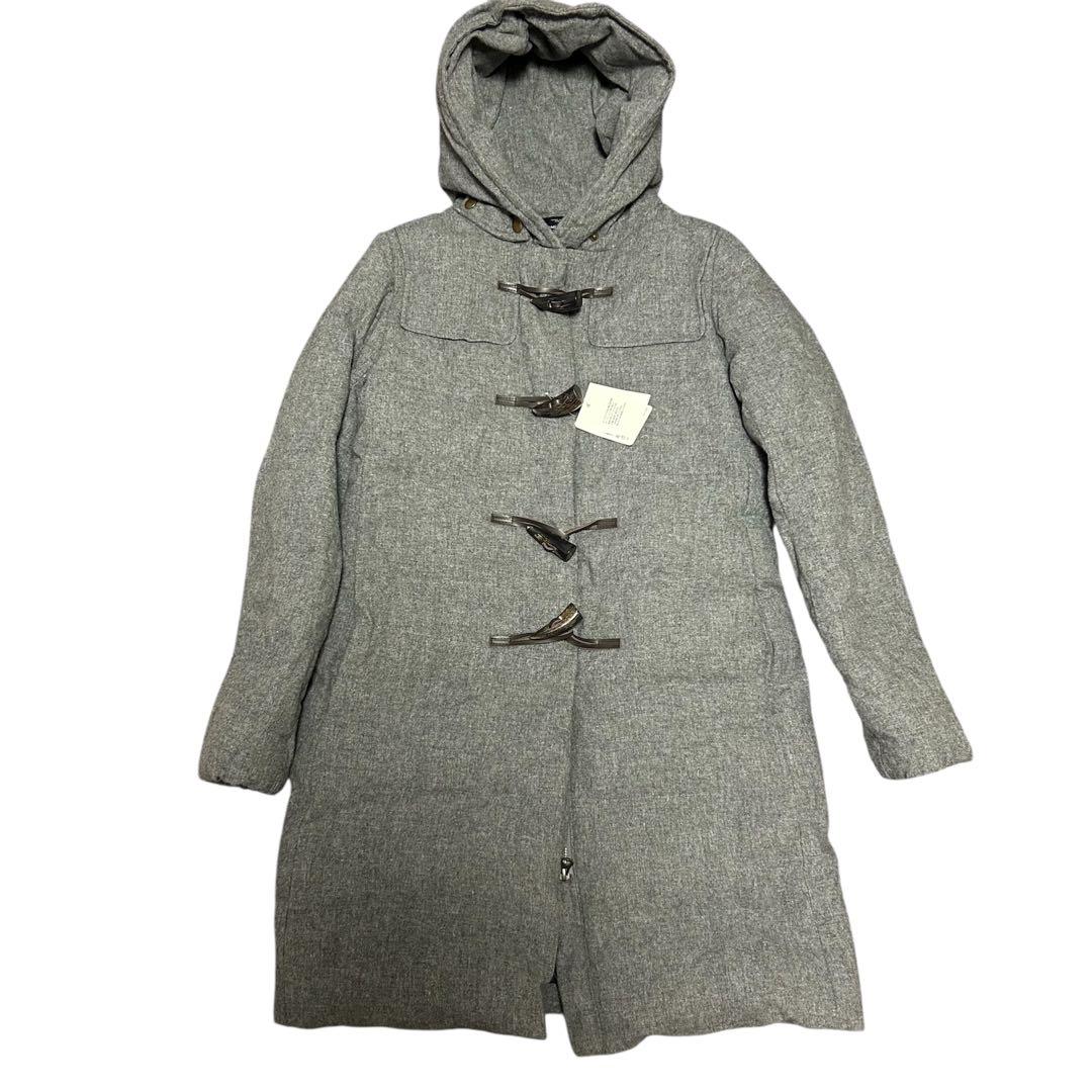 ユナイテッドアローズ　ダウンロングコート　ダッフルコート　ウール　グレー　38