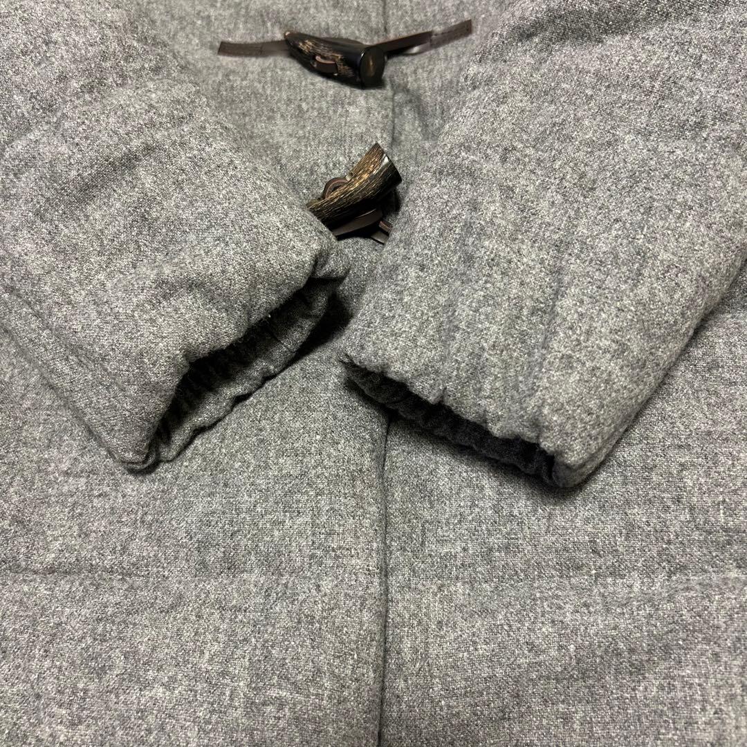 ユナイテッドアローズ　ダウンロングコート　ダッフルコート　ウール　グレー　38