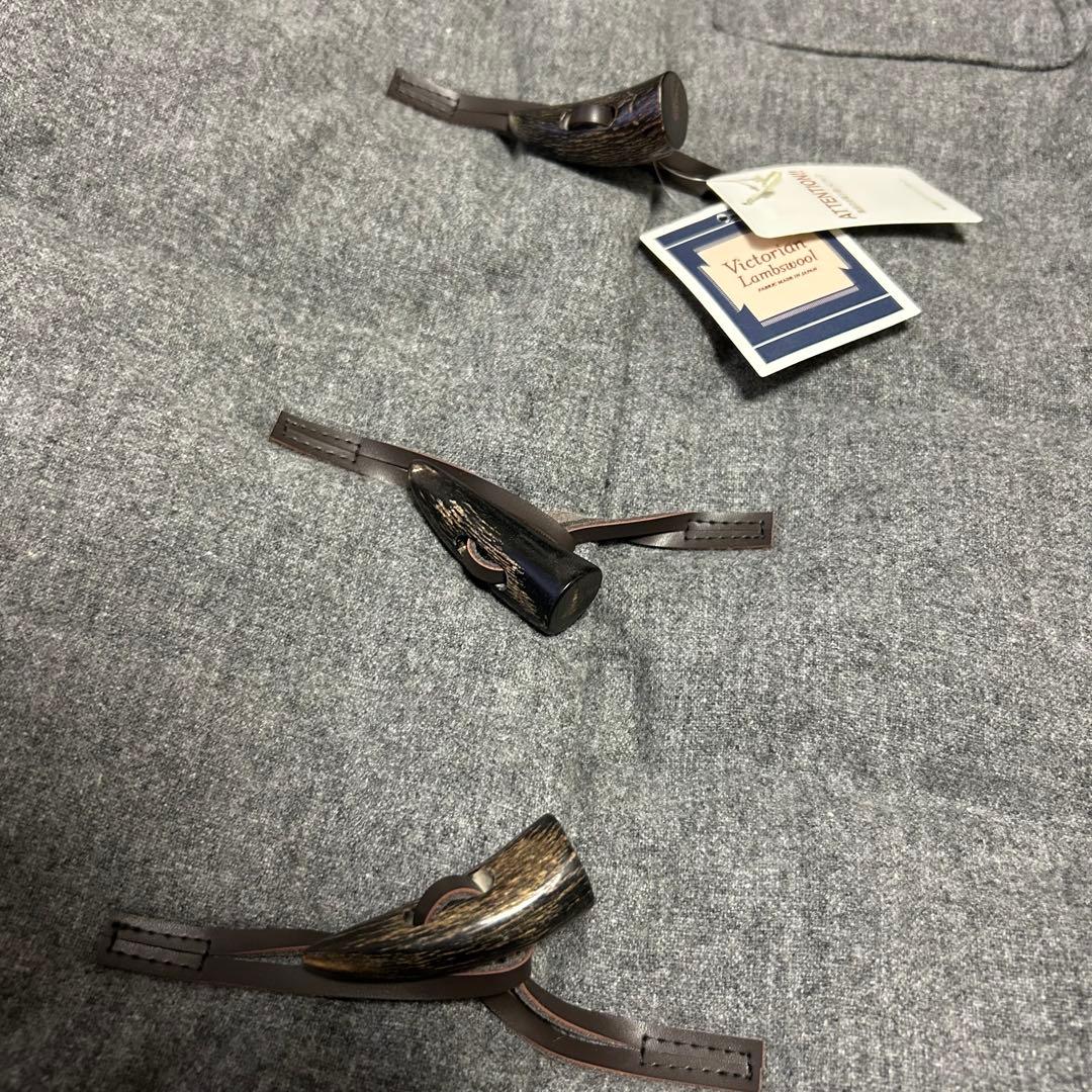 ユナイテッドアローズ　ダウンロングコート　ダッフルコート　ウール　グレー　38