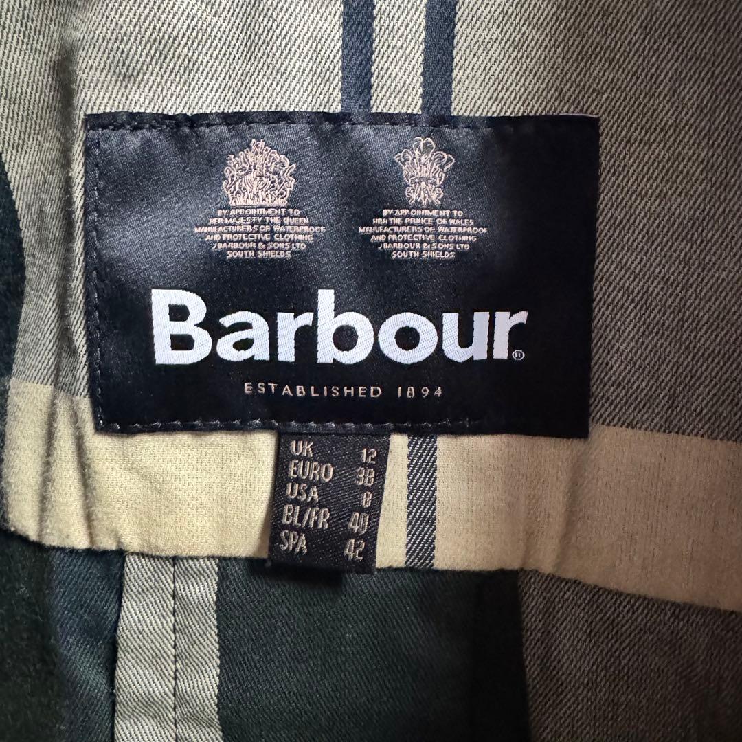 Barbour UK12 スペイ　キャットン　CATTON バブアー