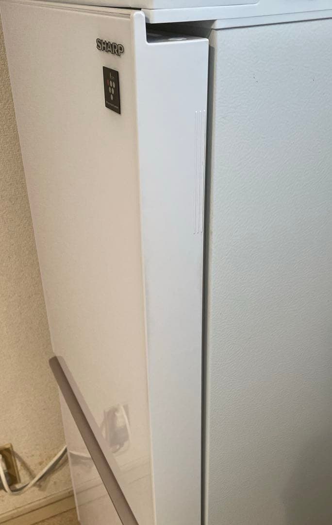 SHARP●冷蔵庫左右両開きSJ-D14E-W2019年製