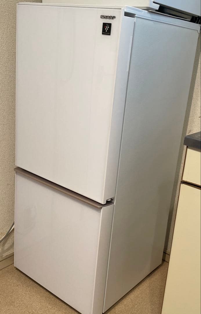 SHARP●冷蔵庫左右両開きSJ-D14E-W2019年製