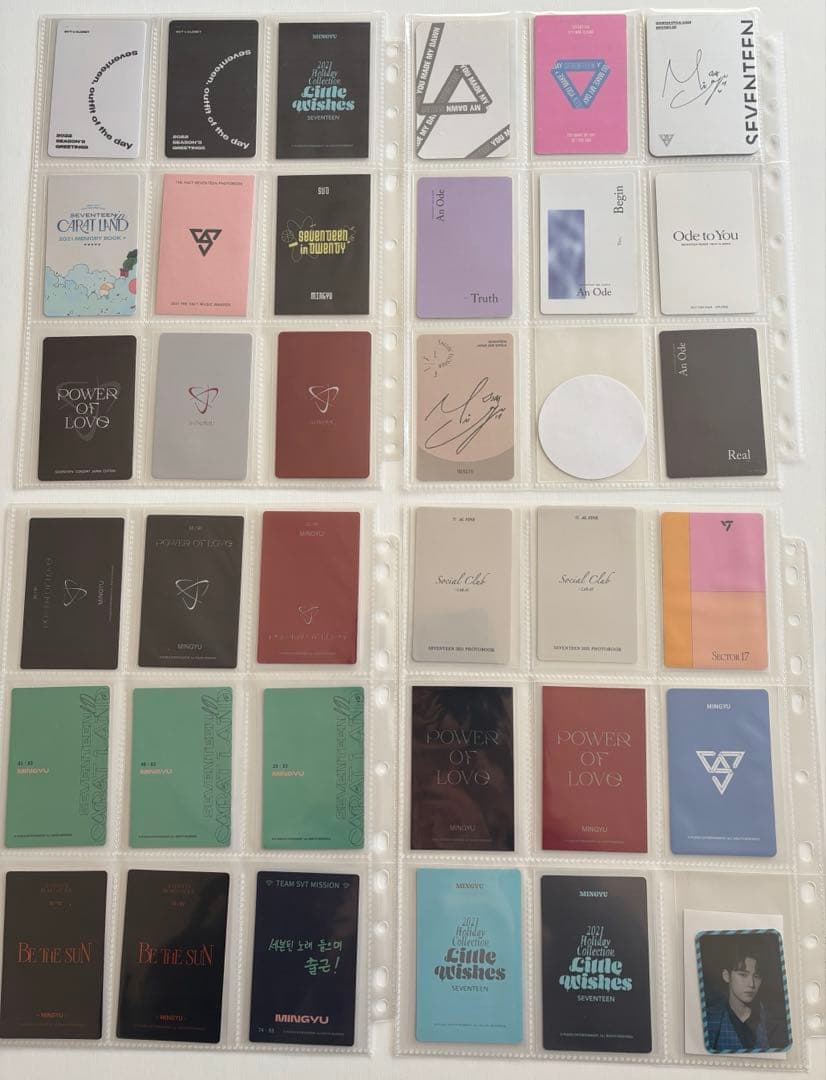 SEVENTEEN MINGYU ミンギュ　トレカ　カード　大量　引退品