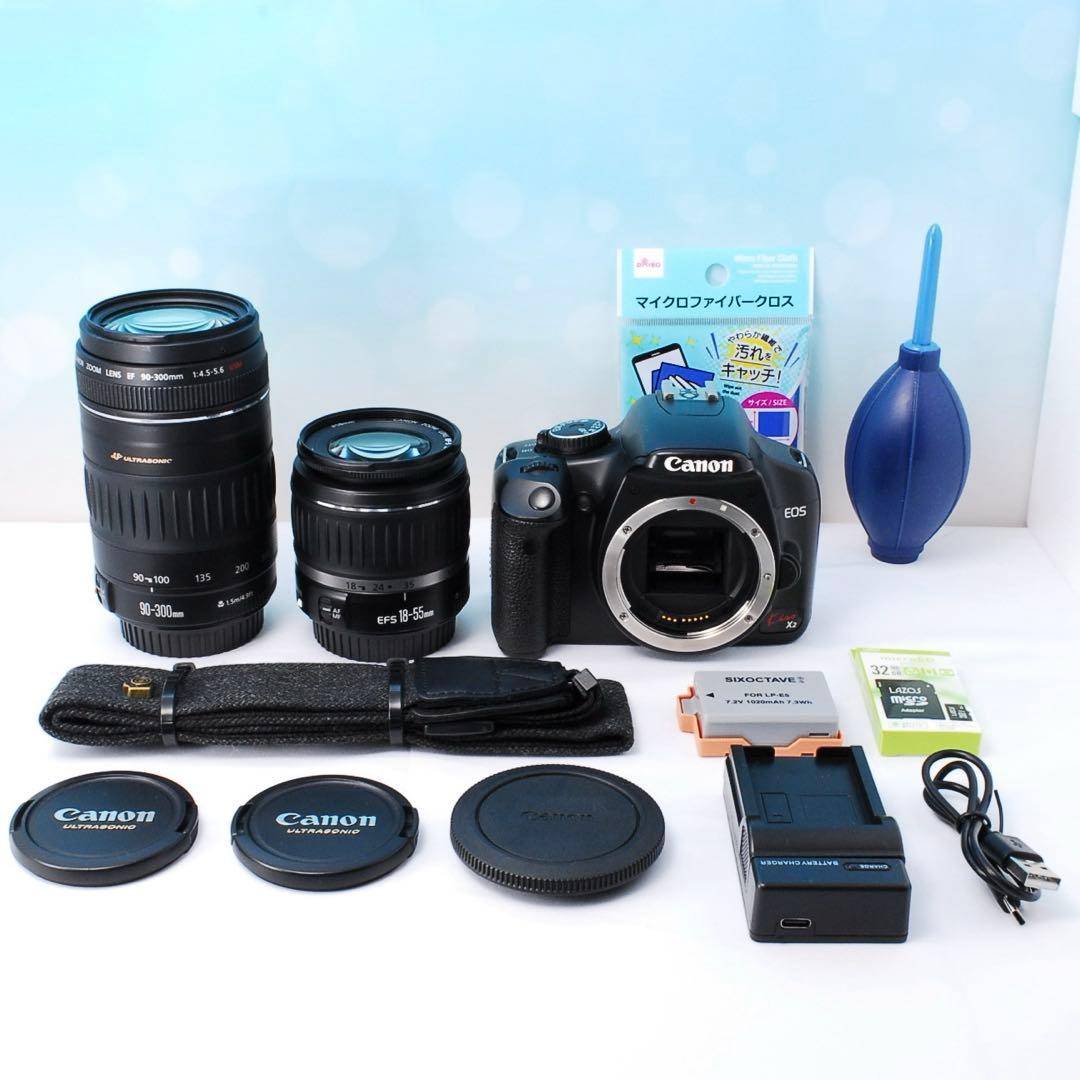 Canon EOS Kiss X2 Wレンズキット 届いてすぐ使える♫
