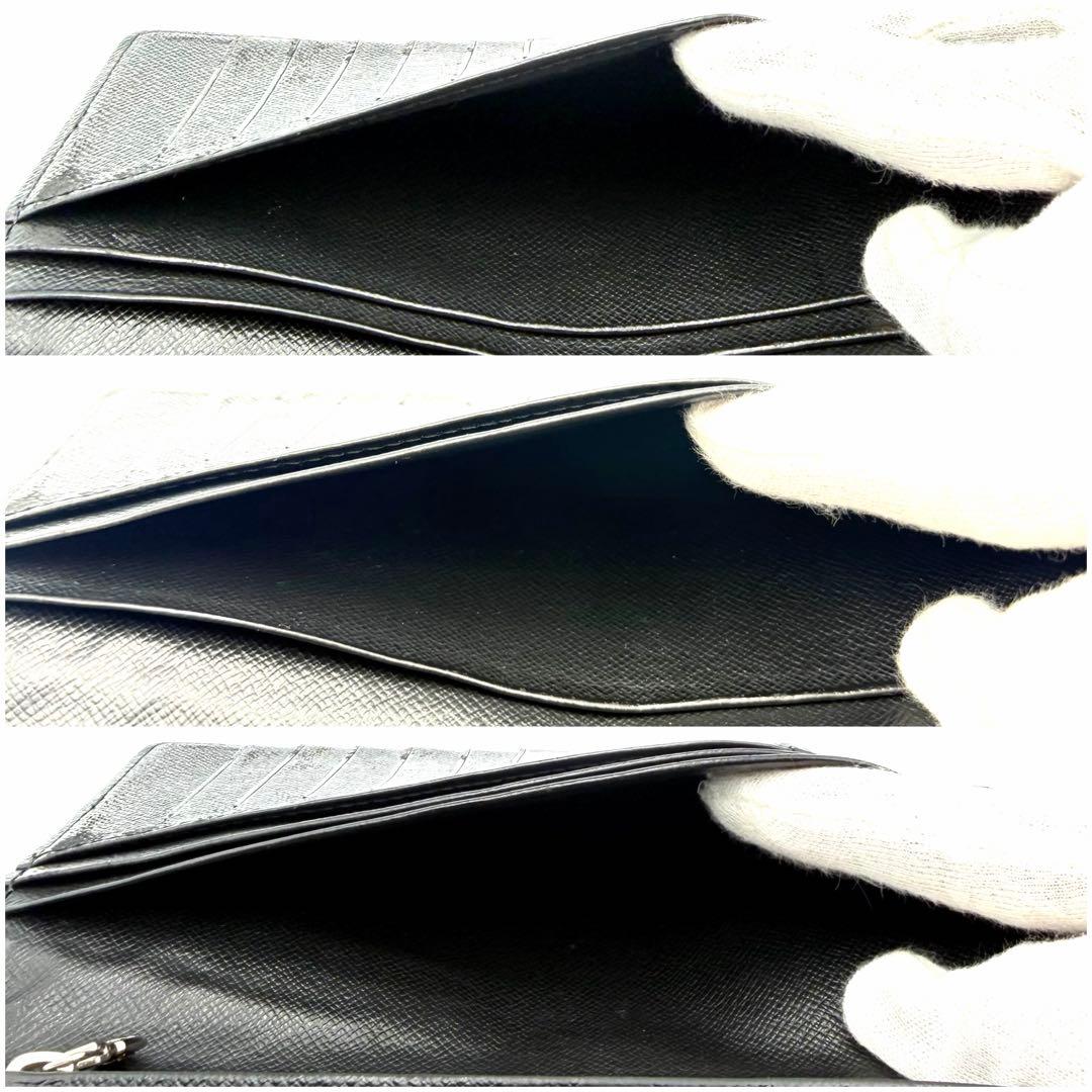 ルイヴィトン ダミエグラフィット ポルトフォイユブラザ 二つ折り長財布 ブラック