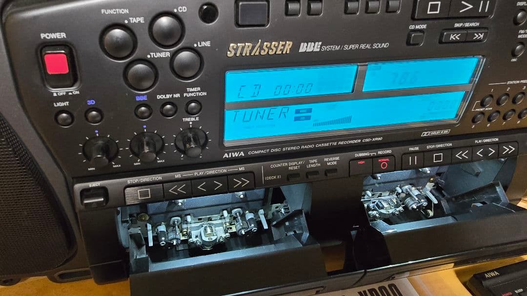 AIWA CSD-XR90改 Bluetooth搭載CDラジカセ 完動品 155