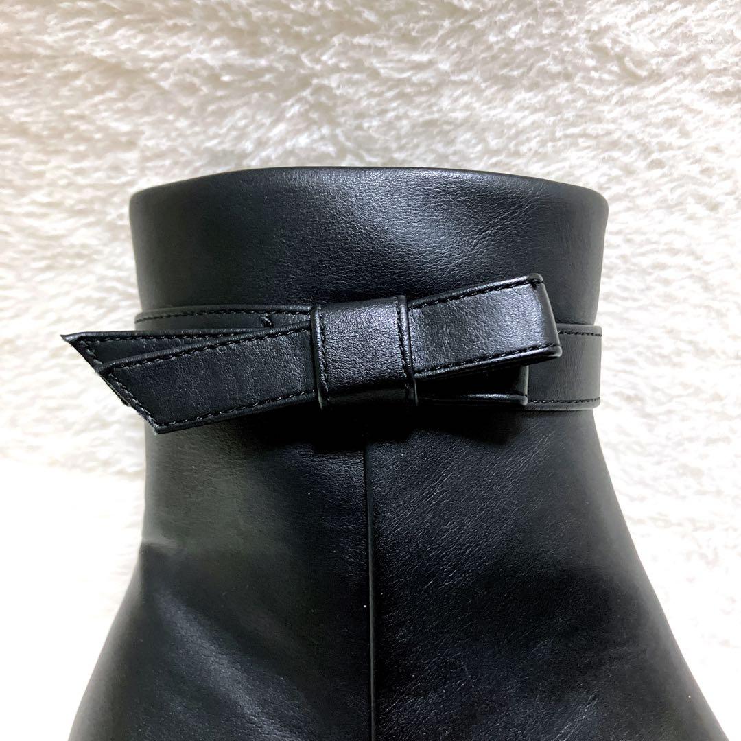 アルテミスバイダイアナ　DIANA リボン　ショートブーツ 23 卒業式　美品