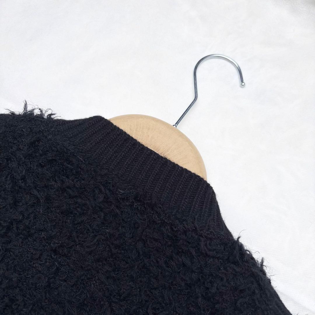 Chloé 25SS モヘア カシミヤ混 クロップド丈 カーディガン 金ボタン