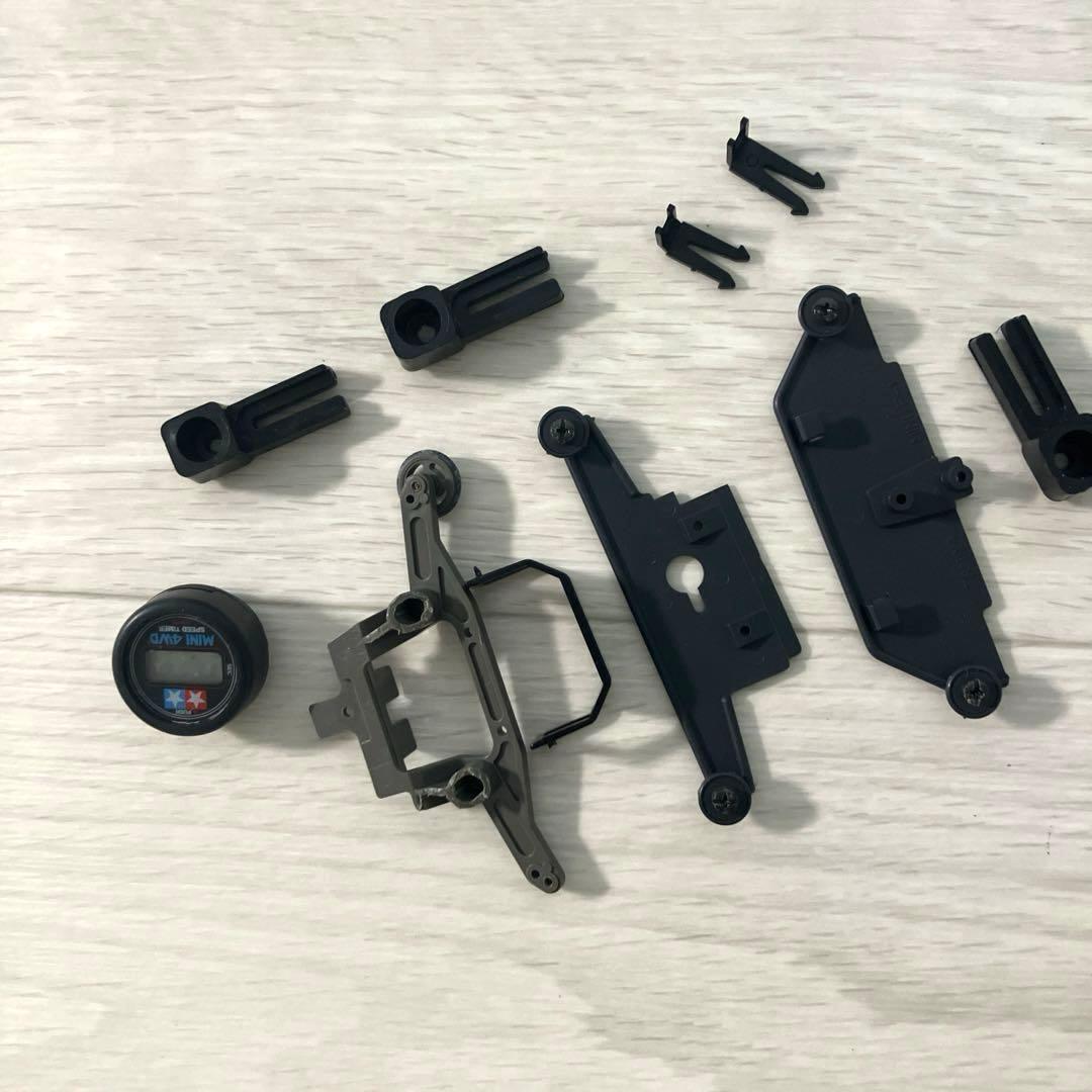 あ*ぬ様 ミニ四駆 引退セット車両3台とパーツ・セット ミニ四駆専用アタッシュケ