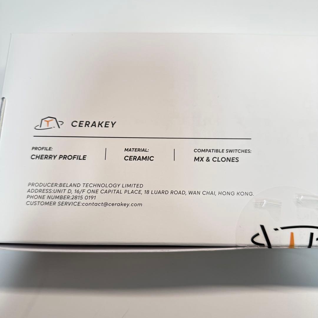 キーボード Cerakey Ceramic Keycap Full Set crazed